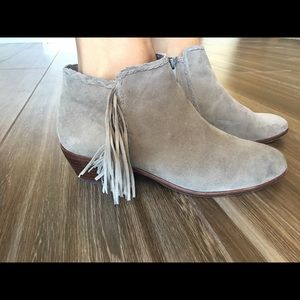 Sam Edelman suede booties. Size 7.5. EUC
